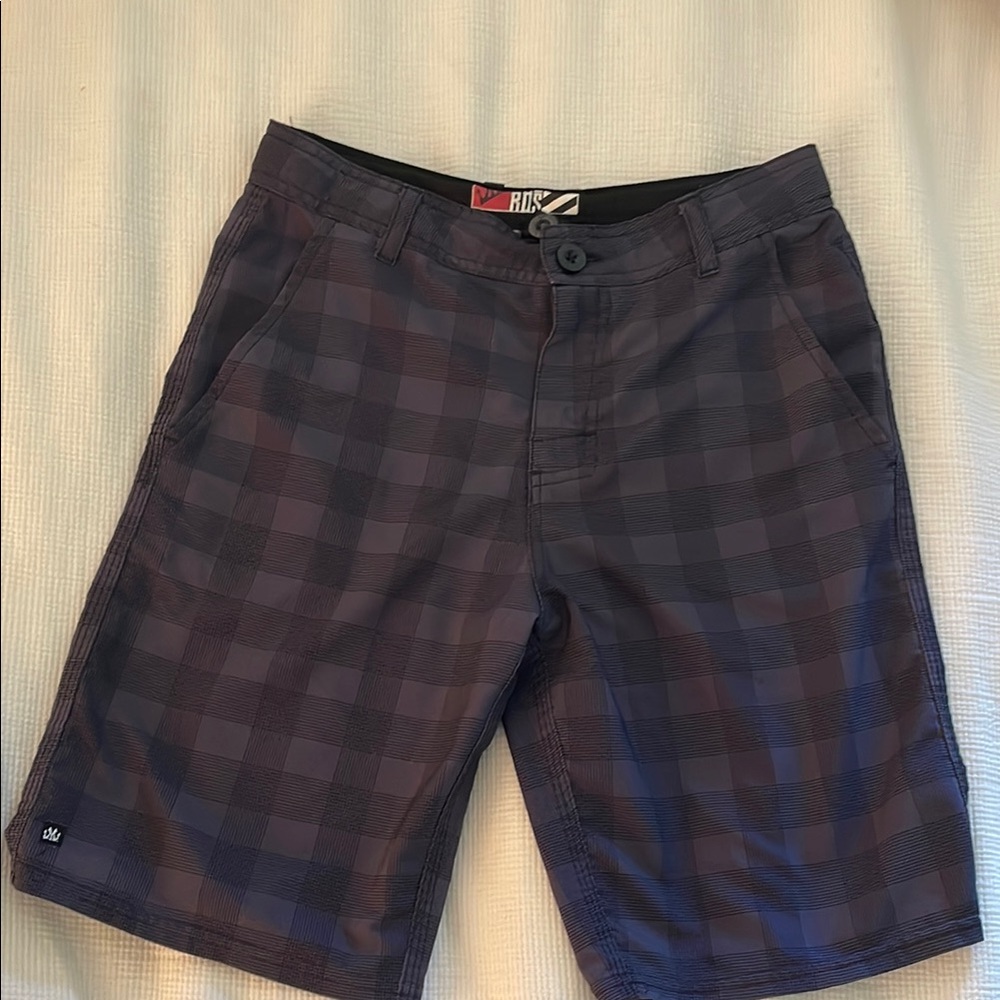 Micros Patterned Shorts - Black and White